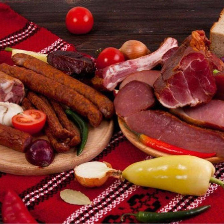 Delumani, magazin romanesc online, Carnati, salam, parizer, cremwursti, pastrama, muschi, costita, kaiser, pastrama, sunca, jambon, mici, porc, oaie, vita, afumat, crud.