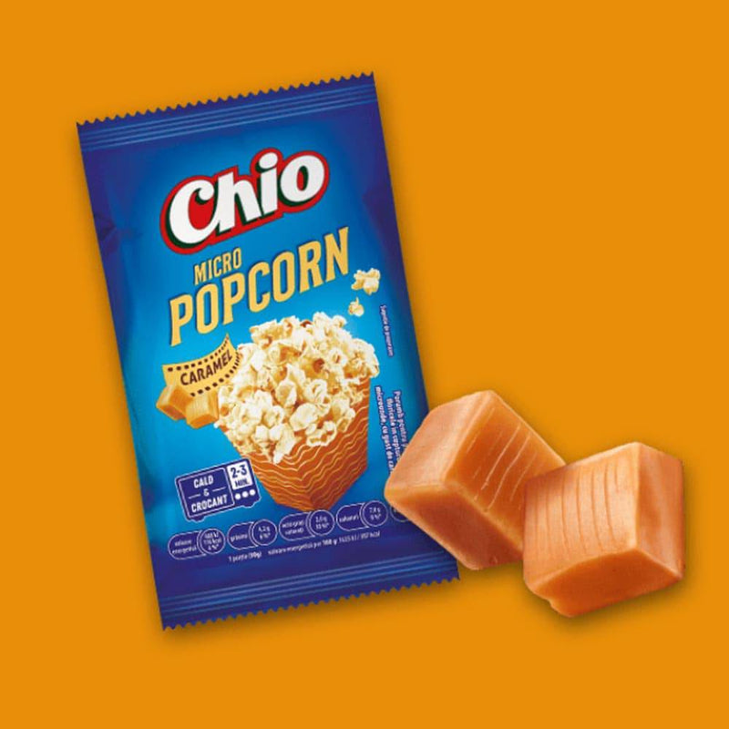 Popcorn Chio cu gust de caramel, pentru microunde