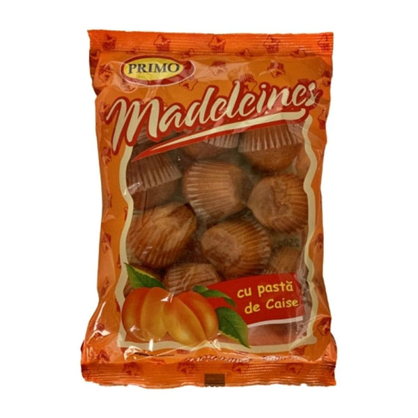 Madeleines cu crema de caise