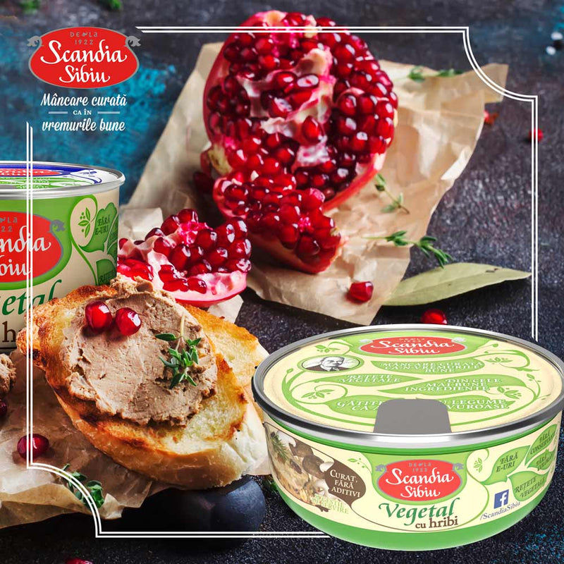 Pate vegetal cu hribi Scandia Sibiu